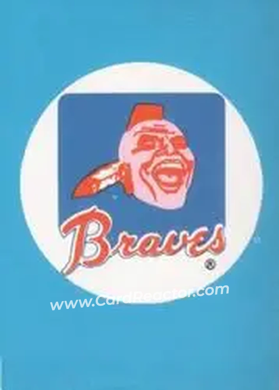 1983 Fleer Star Stickers #NNO - Card #NNO - Atlanta Braves - Front 1983 Fleer Star Stickers #NNO - Card #NNO - Atlanta Braves - Front