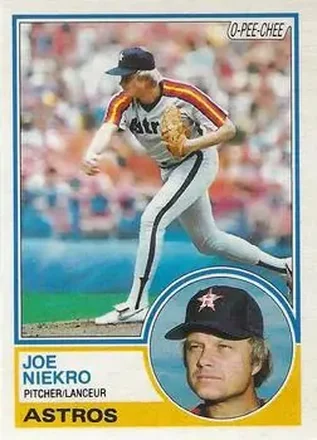 1983 O-Pee-Chee #221 - Joe Niekro - Houston Astros