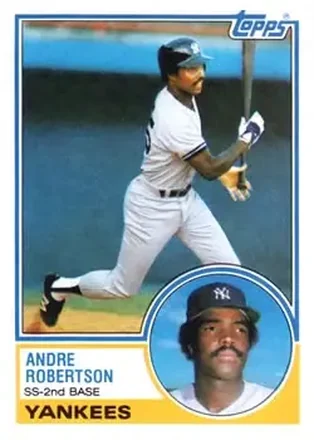 1983 Topps #281 - Andre Robertson - New York Yankees 1983 Topps #281 - Andre Robertson - New York Yankees