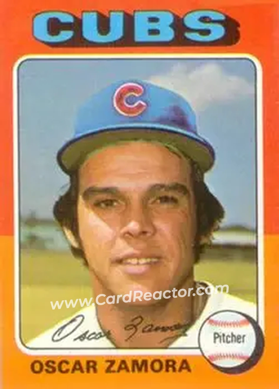 1975 Topps #604 - Oscar Zamora - Chicago Cubs - Front