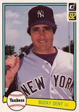 1982 Donruss #209 - Bucky Dent - New York Yankees