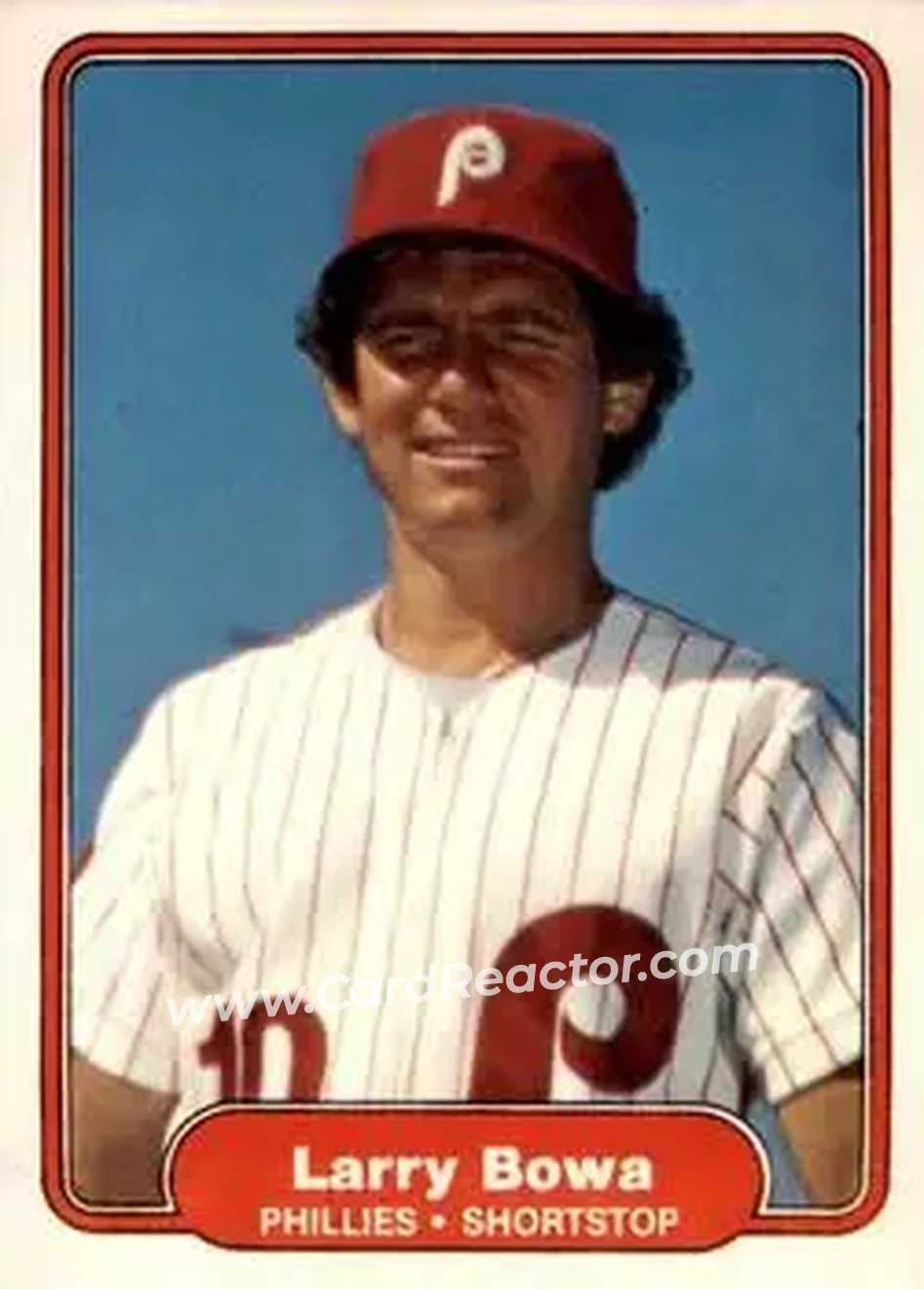 1982 Fleer #241 - Larry Bowa - Philadelphia Phillies - Front