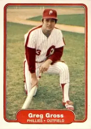 1982 Fleer #246 - Greg Gross - Philadelphia Phillies 1982 Fleer #246 - Greg Gross - Philadelphia Phillies