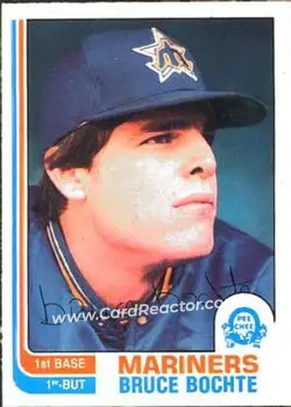 1982 O-Pee-Chee #224 - Bruce Bochte - Seattle Mariners - Front