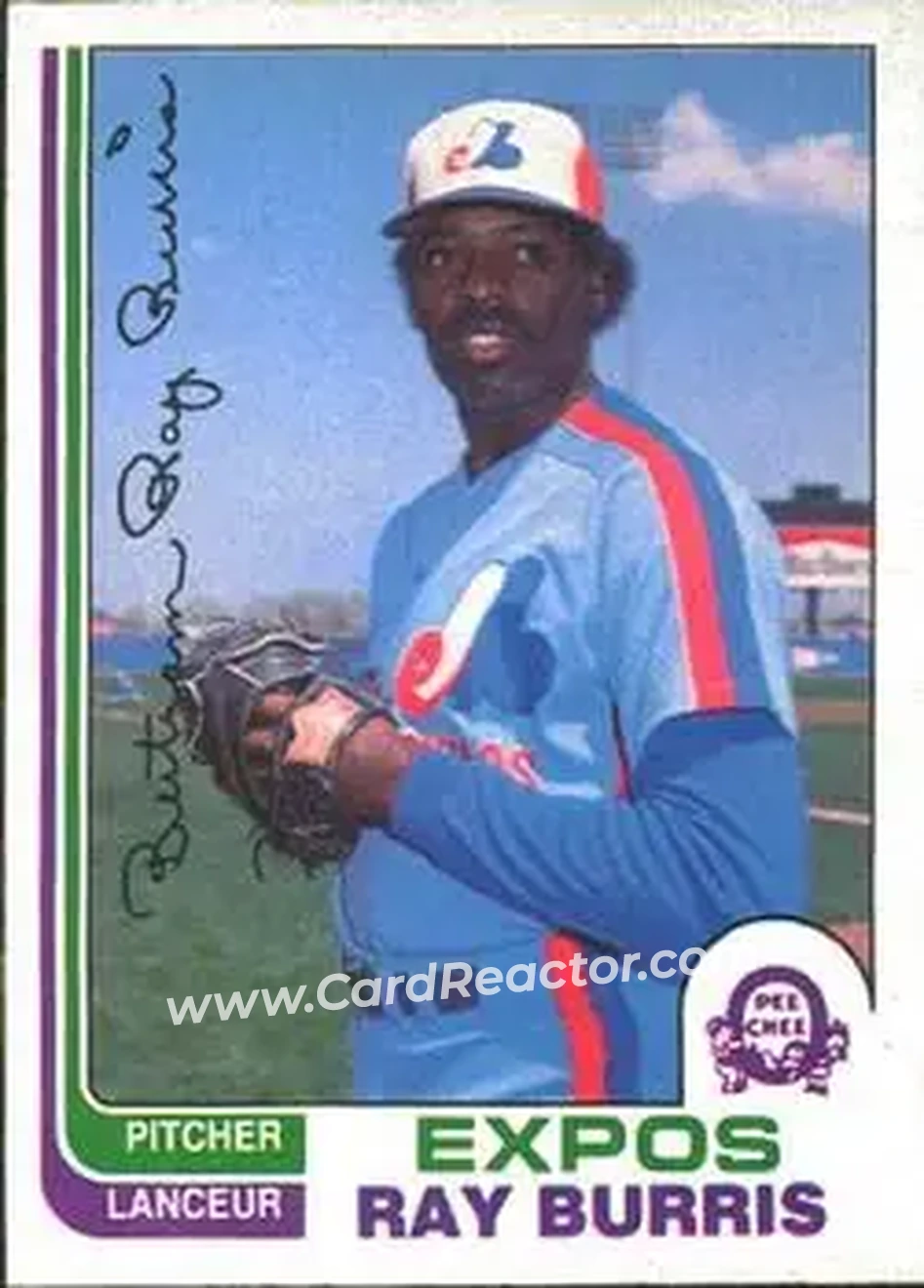 1982 O-Pee-Chee #227 - Ray Burris - Montreal Expos - Front