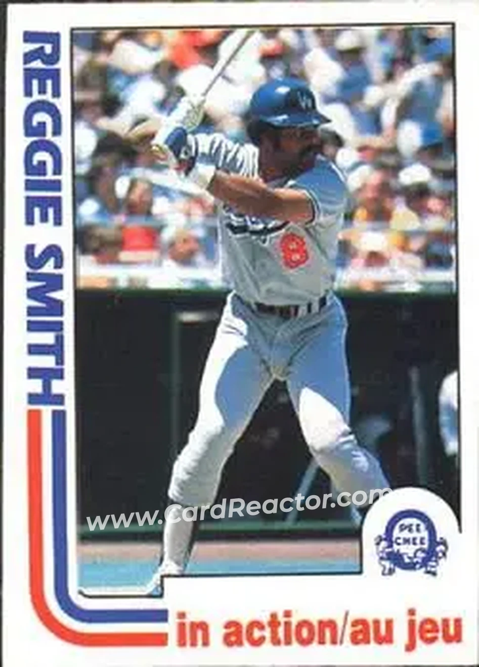 1982 O-Pee-Chee #228 - Reggie Smith - Los Angeles Dodgers - Front