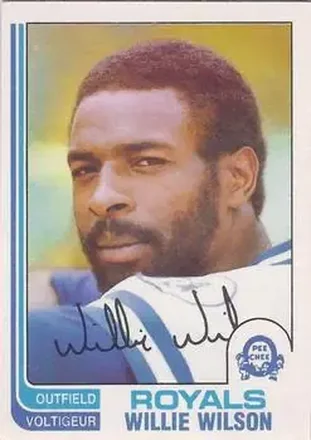 1982 O-Pee-Chee #230 - Willie Wilson - Kansas City Royals