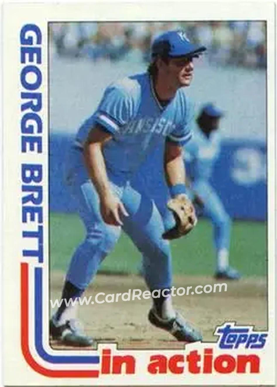 1982 Topps #201 - George Brett - Kansas City Royals - Front