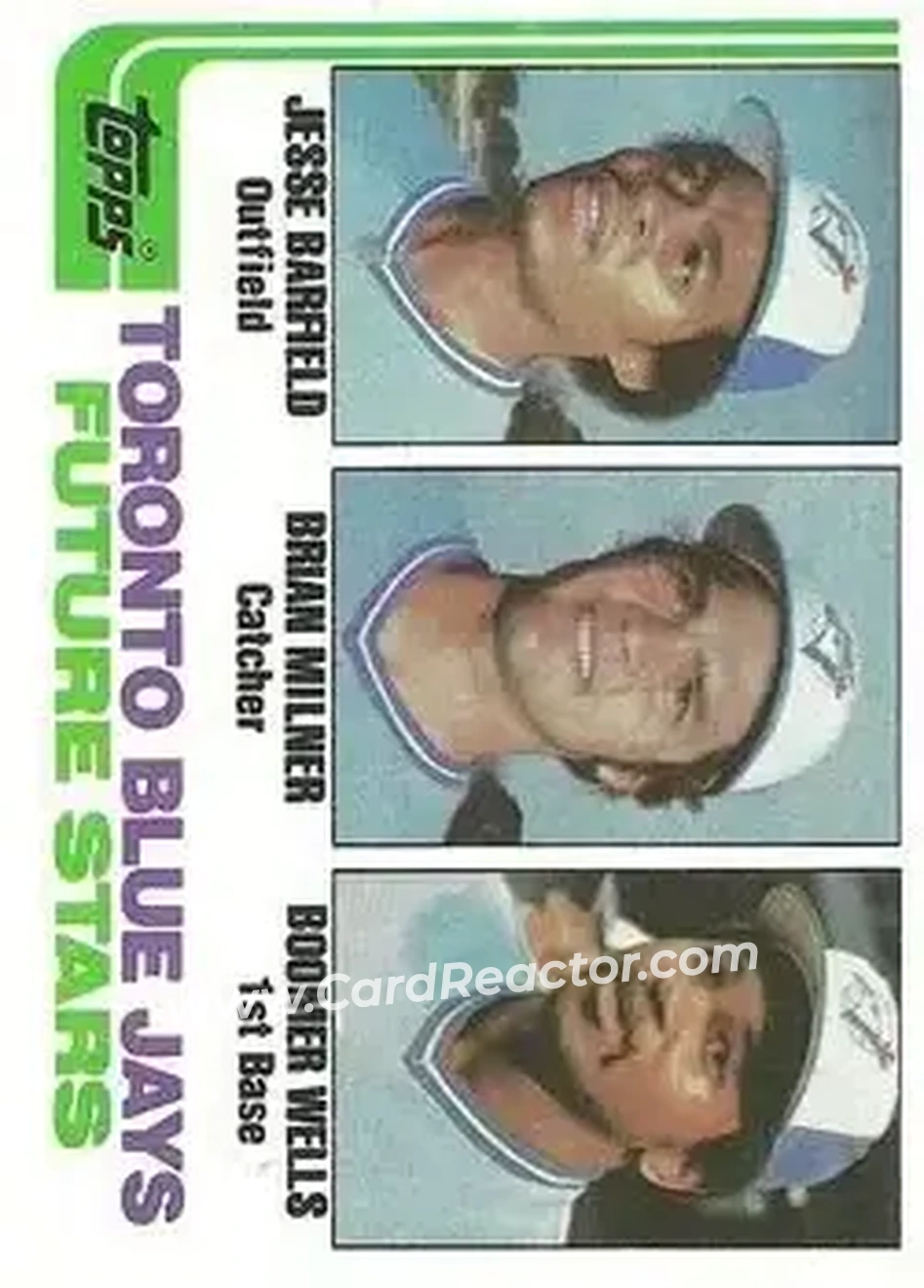 1982 Topps #203 - Card #203 - Toronto Blue Jays - Front
