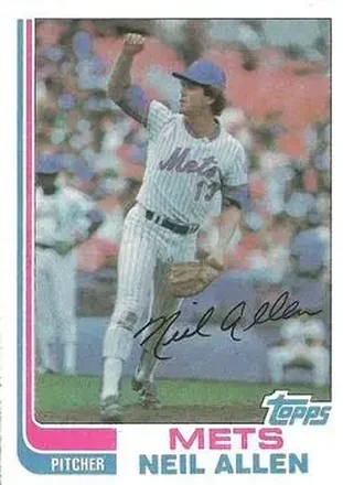 1982 Topps #205 - Neil Allen - New York Mets 1982 Topps #205 - Neil Allen - New York Mets
