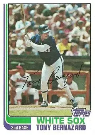 1982 Topps #206 - Tony Bernazard - Chicago White Sox 1982 Topps #206 - Tony Bernazard - Chicago White Sox