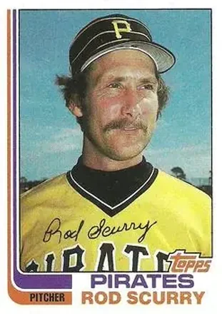 1982 Topps #207 - Rod Scurry - Pittsburgh Pirates