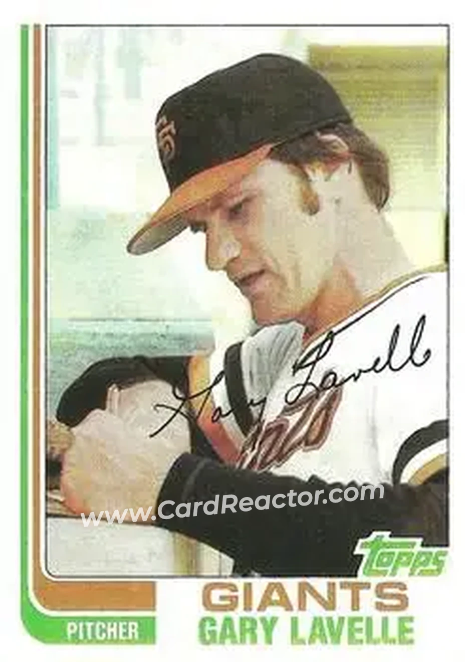 1982 Topps #209 - Gary Lavelle - San Francisco Giants - Front