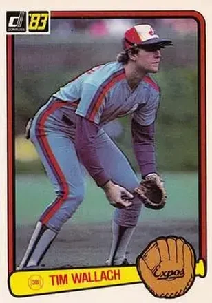 1983 Donruss #392 - Tim Wallach - Montreal Expos