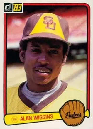 1983 Donruss #397 - Alan Wiggins - San Diego Padres