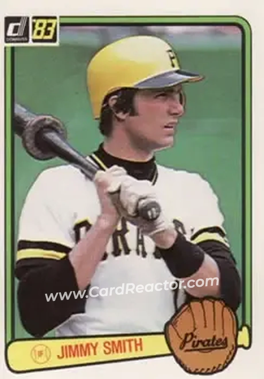 1983 Donruss #402 - Jimmy Smith - Pittsburgh Pirates - Front 1983 Donruss #402 - Jimmy Smith - Pittsburgh Pirates - Front