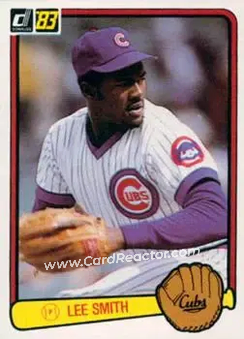 1983 Donruss #403 - Lee Smith - Chicago Cubs - Front 1983 Donruss #403 - Lee Smith - Chicago Cubs - Front