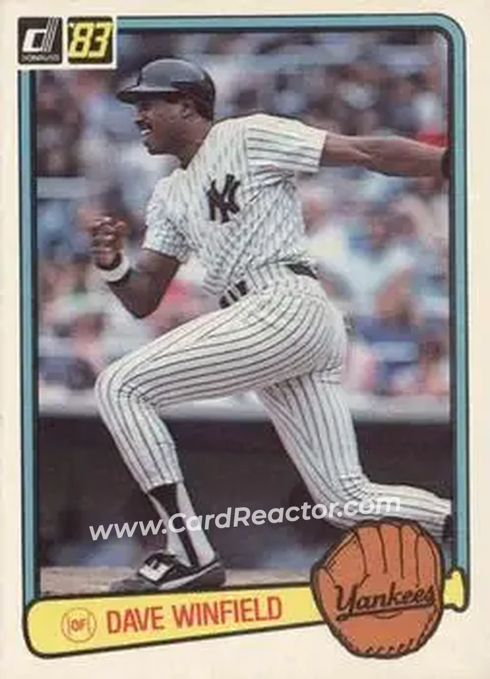 1983 Donruss #409 - Dave Winfield - New York Yankees - Front 1983 Donruss #409 - Dave Winfield - New York Yankees - Front