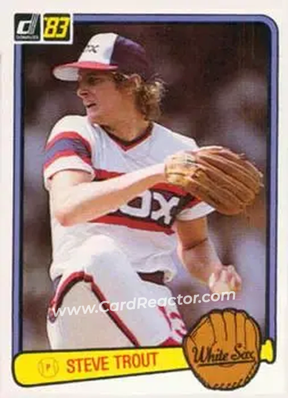 1983 Donruss #417 - Steve Trout - Chicago White Sox - Front 1983 Donruss #417 - Steve Trout - Chicago White Sox - Front