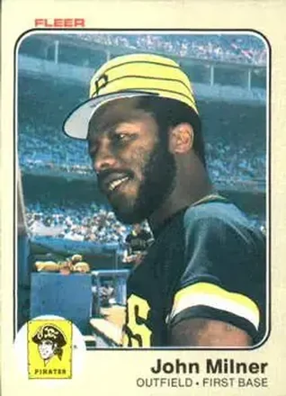 1983 Fleer #311 - John Milner - Pittsburgh Pirates