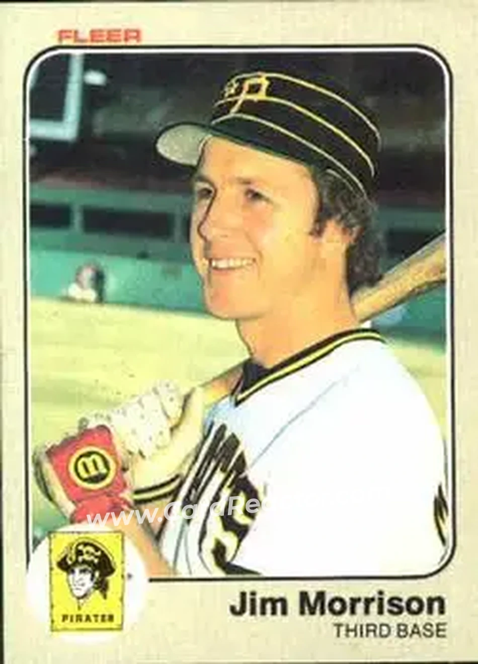 1983 Fleer #313 - Jim Morrison - Pittsburgh Pirates - Front