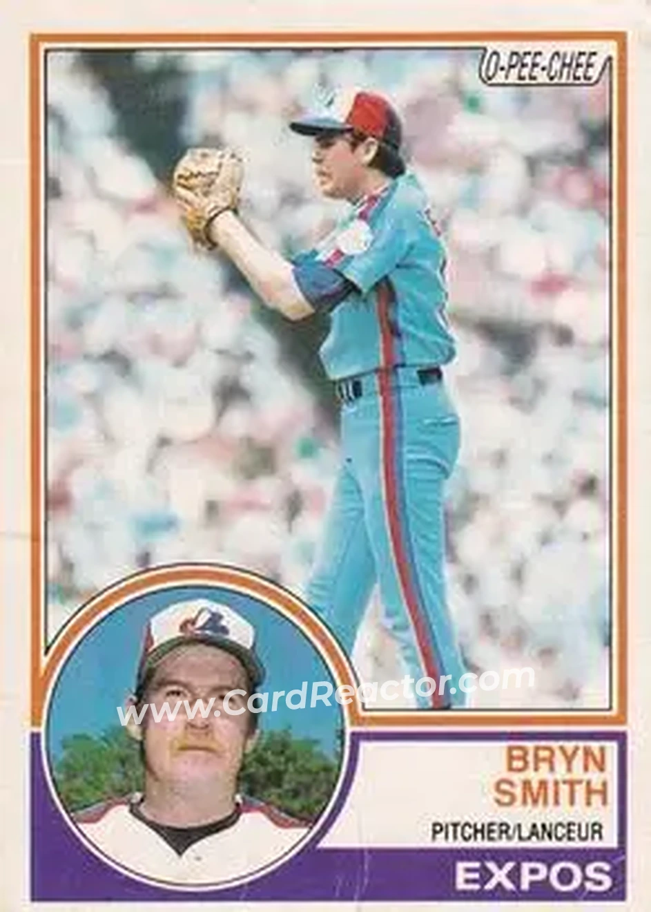1983 O-Pee-Chee #234 - Bryn Smith - Montreal Expos - Front 1983 O-Pee-Chee #234 - Bryn Smith - Montreal Expos - Front