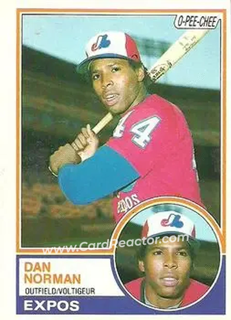 1983 O-Pee-Chee #237 - Dan Norman - Montreal Expos