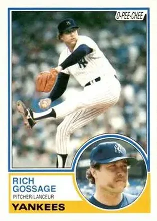 1983 O-Pee-Chee #240 - Rich Gossage - New York Yankees 1983 O-Pee-Chee #240 - Rich Gossage - New York Yankees