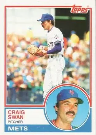 1983 Topps #292 - Craig Swan - New York Mets