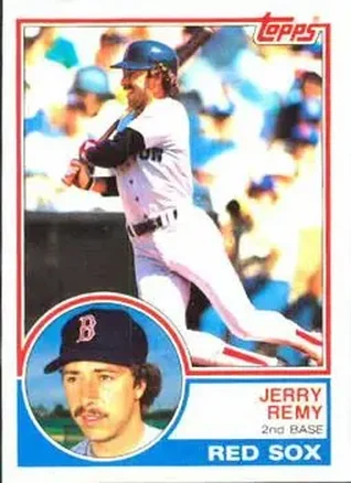 1983 Topps #295 - Jerry Remy - Boston Red Sox 1983 Topps #295 - Jerry Remy - Boston Red Sox