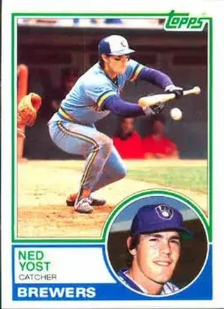 1983 Topps #297 - Ned Yost - Milwaukee Brewers 1983 Topps #297 - Ned Yost - Milwaukee Brewers