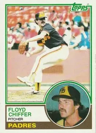 1983 Topps #298 - Floyd Chiffer - San Diego Padres 1983 Topps #298 - Floyd Chiffer - San Diego Padres