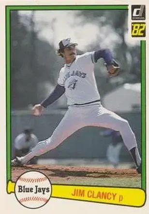 1982 Donruss #227 - Jim Clancy - Toronto Blue Jays