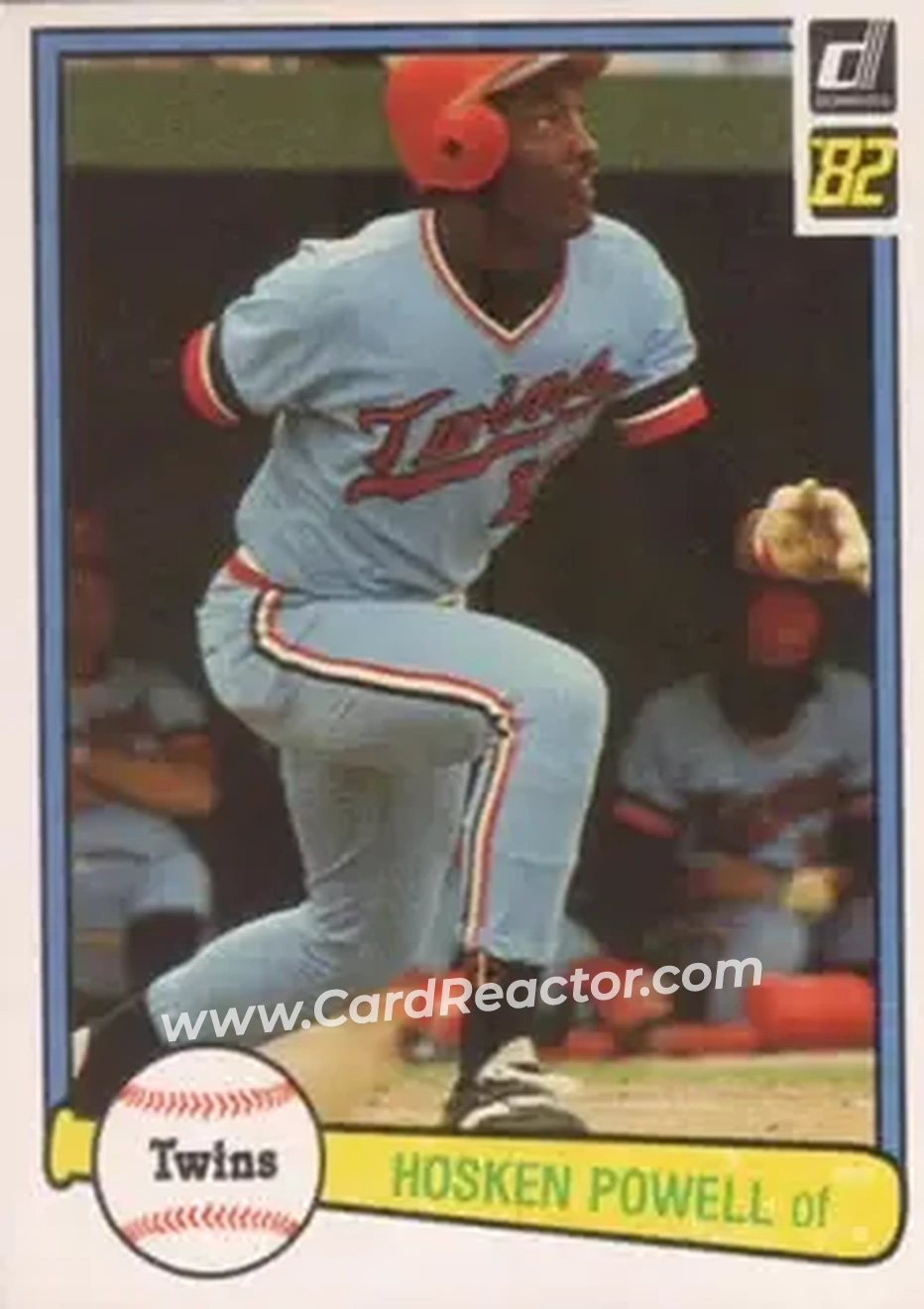 1982 Donruss #228 - Hosken Powell - Minnesota Twins - Front 1982 Donruss #228 - Hosken Powell - Minnesota Twins - Front