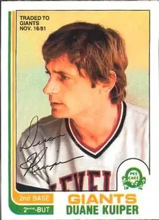 1982 O-Pee-Chee #233 - Duane Kuiper - San Francisco Giants