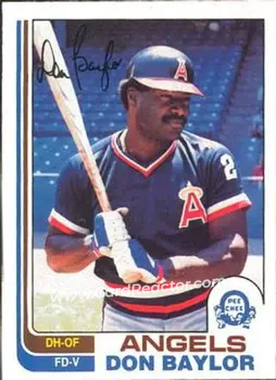 1982 O-Pee-Chee #234 - Don Baylor - California Angels - Front