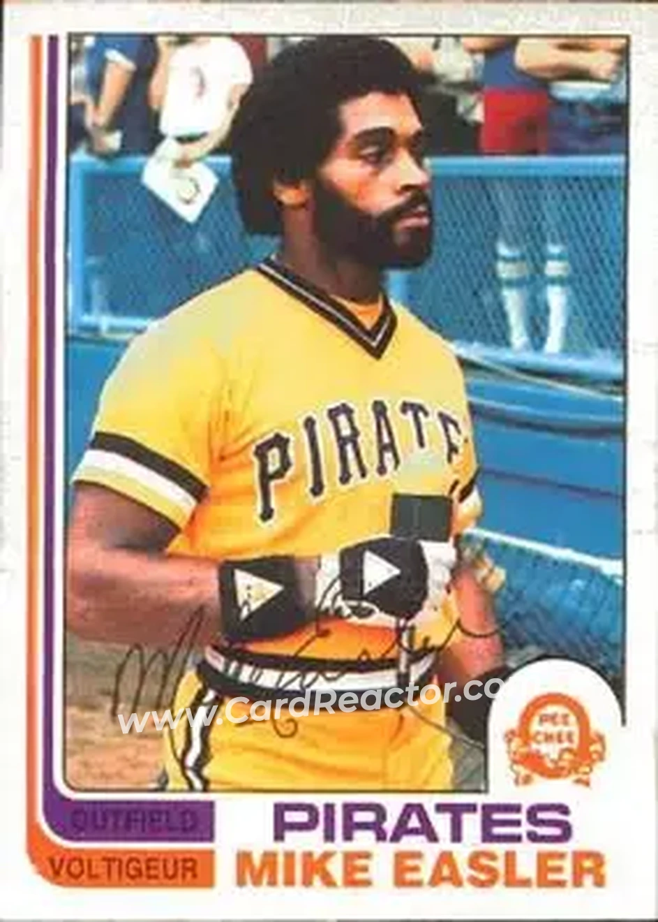 1982 O-Pee-Chee #235 - Mike Easler - Pittsburgh Pirates - Front