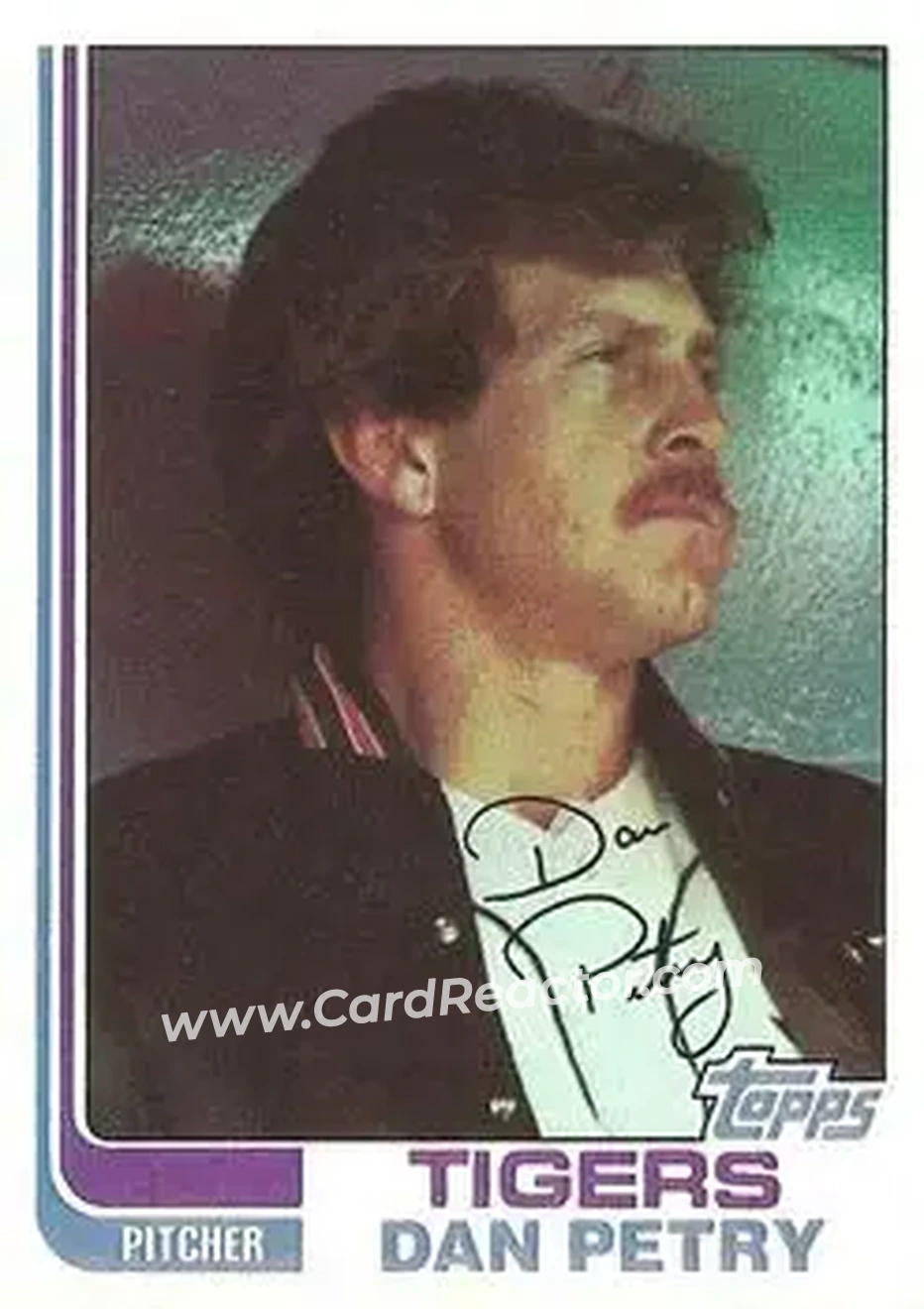 1982 Topps #211 - Dan Petry - Detroit Tigers - Front