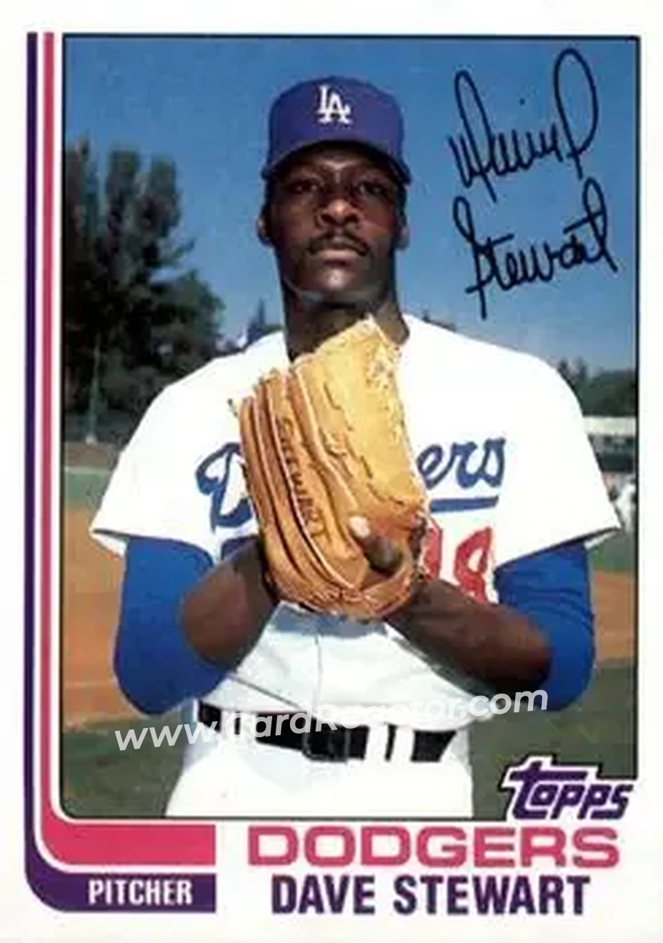 1982 Topps #213 - Dave Stewart - Los Angeles Dodgers - Front