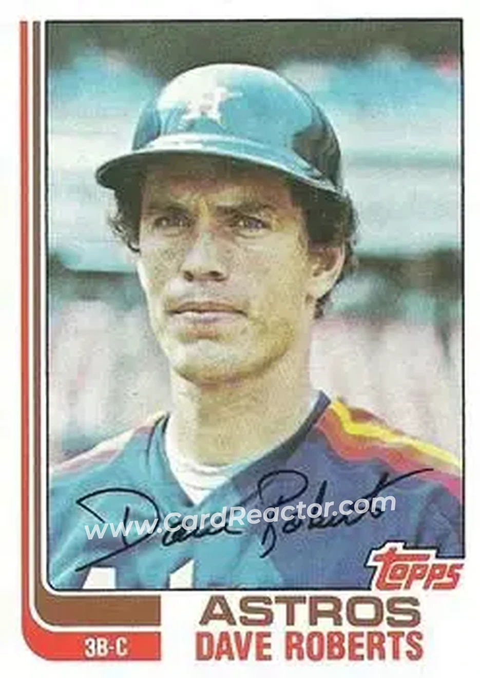 1982 Topps #218 - Dave Roberts - Houston Astros - Front