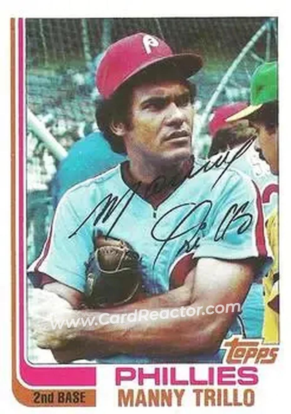 1982 Topps #220 - Manny Trillo - Philadelphia Phillies - Front