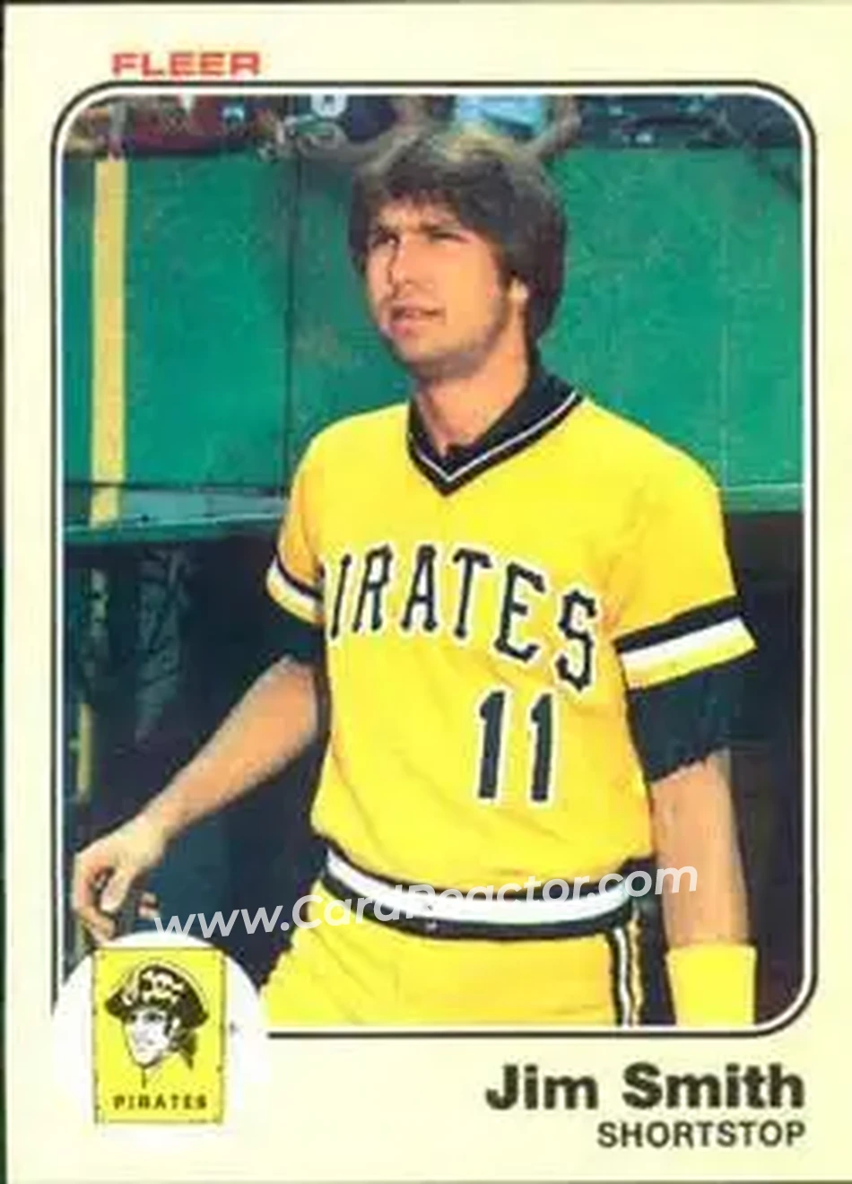 1983 Fleer #323 - Jimmy Smith - Pittsburgh Pirates - Front
