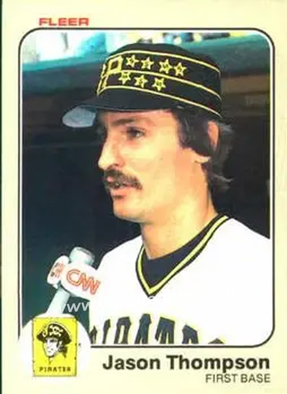 1983 Fleer #325 - Jason Thompson - Pittsburgh Pirates - Front