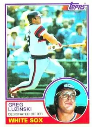 1983 Topps #310 - Greg Luzinski - Chicago White Sox