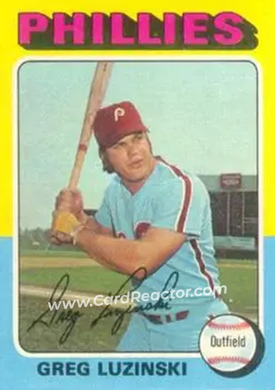 1975 Topps #630 - Greg Luzinski - Philadelphia Phillies - Front