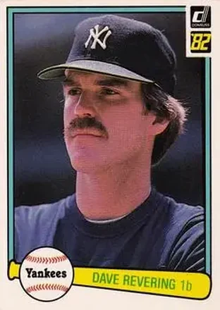 1982 Donruss #234 - Dave Revering - New York Yankees 1982 Donruss #234 - Dave Revering - New York Yankees