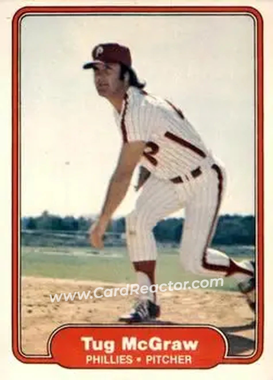 1982 Fleer #251 - Tug McGraw - Philadelphia Phillies - Front