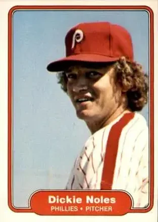 1982 Fleer #253 - Dickie Noles - Philadelphia Phillies 1982 Fleer #253 - Dickie Noles - Philadelphia Phillies
