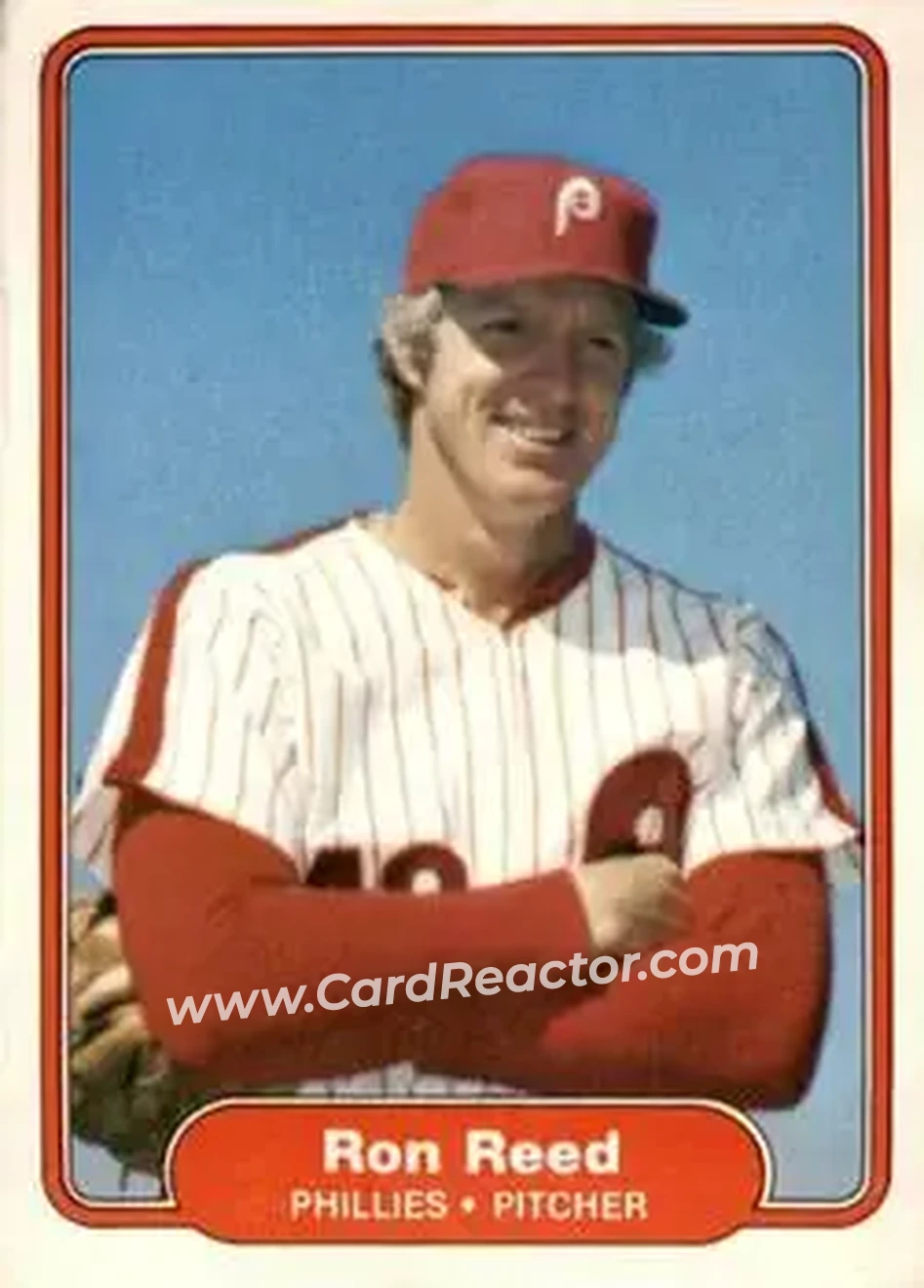 1982 Fleer #255 - Ron Reed - Philadelphia Phillies - Front