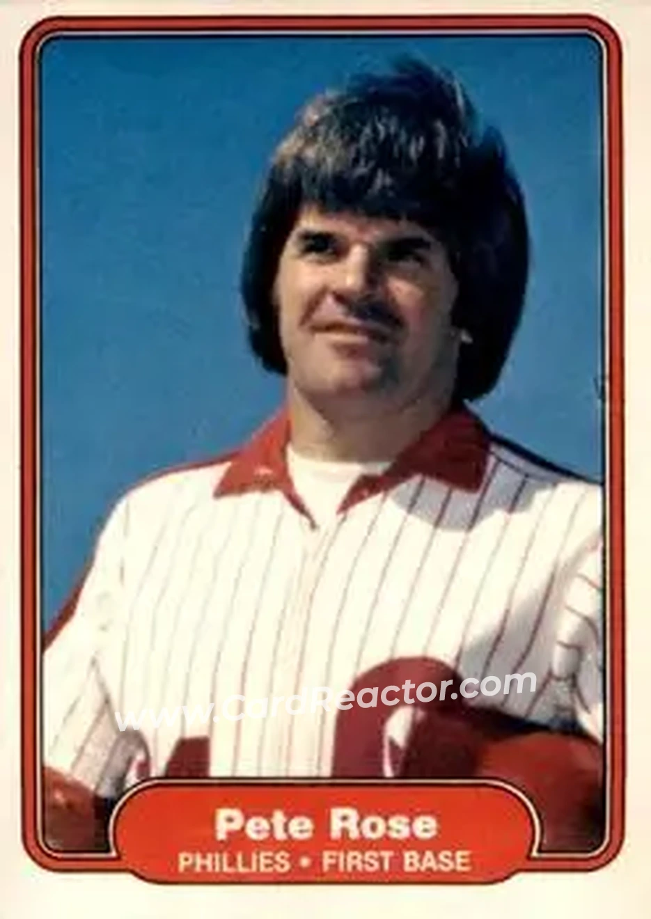 1982 Fleer #256 - Pete Rose - Philadelphia Phillies - Front